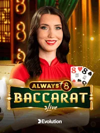 Always 8 Baccarat table at Mr Punter
